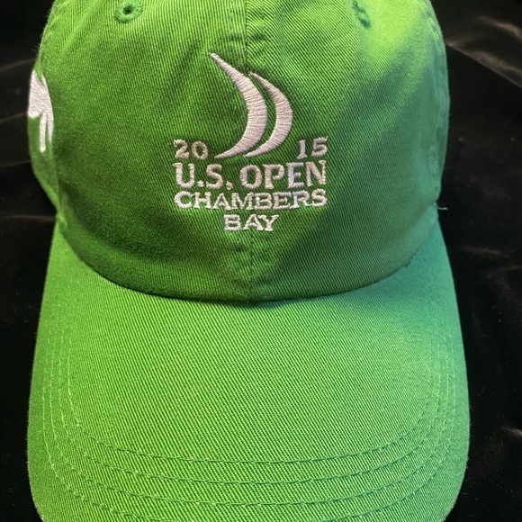 2015 U.S. Open Chambers Bay Green Cap with Shamrock - Picture 2 of 4